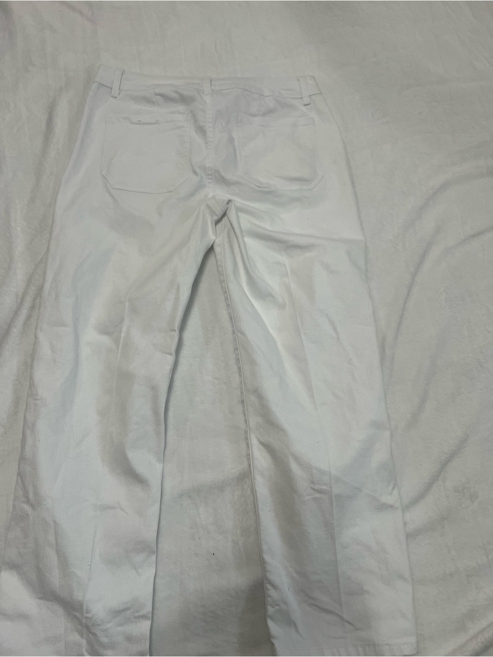 d. jeans White Ankle Crop Jeans